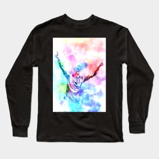 Erling Haaland Watercolor Long Sleeve T-Shirt